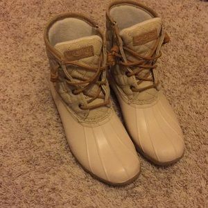 Sperry duck boots!